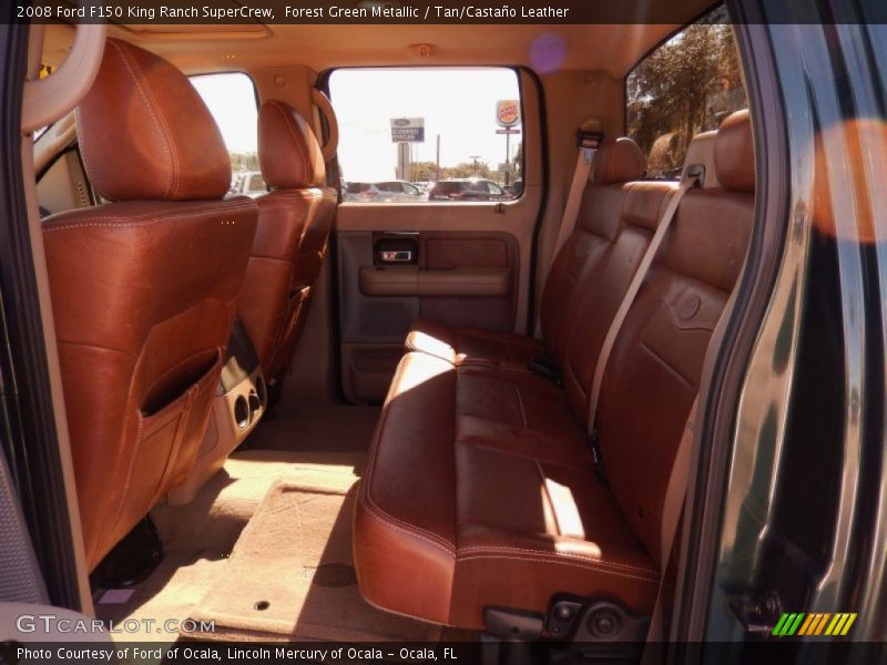 Forest Green Metallic / Tan/Castaño Leather 2008 Ford F150 King Ranch SuperCrew
