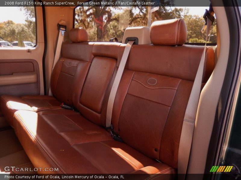 Forest Green Metallic / Tan/Castaño Leather 2008 Ford F150 King Ranch SuperCrew