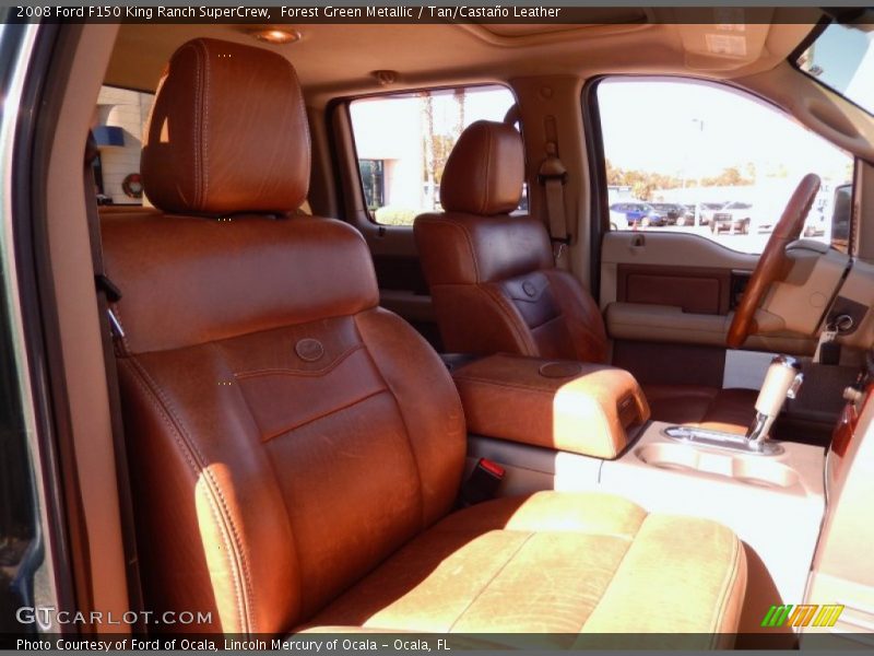 Forest Green Metallic / Tan/Castaño Leather 2008 Ford F150 King Ranch SuperCrew