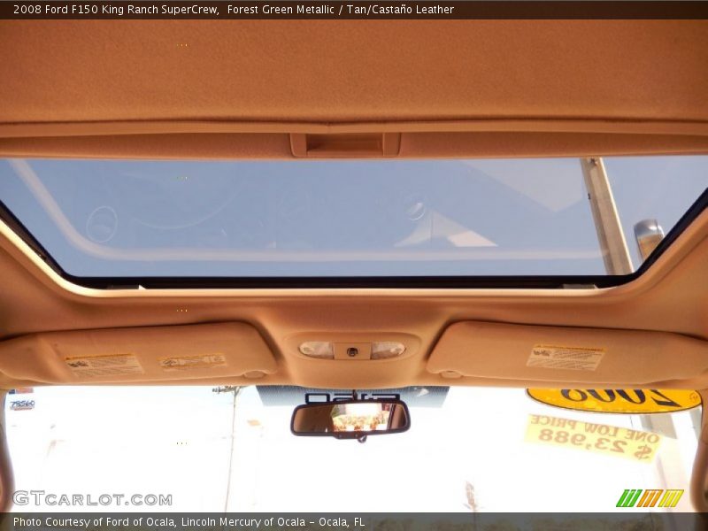 Forest Green Metallic / Tan/Castaño Leather 2008 Ford F150 King Ranch SuperCrew