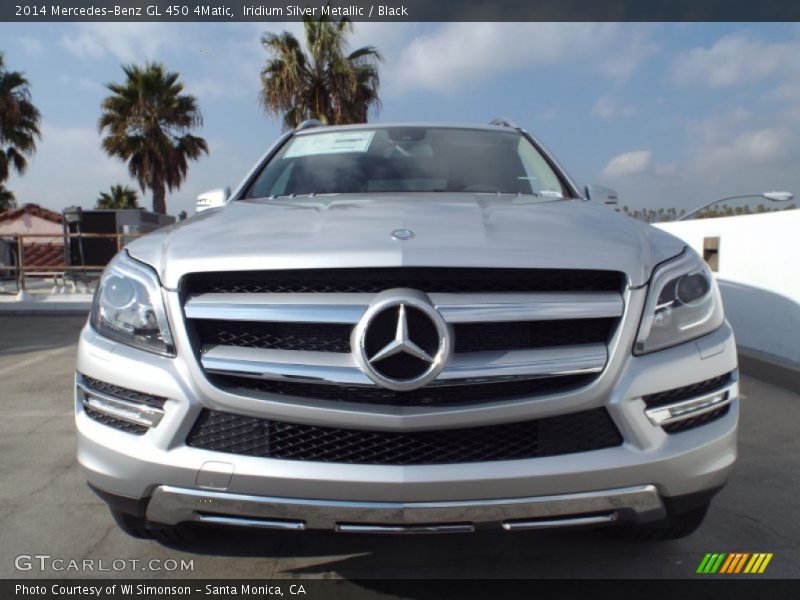 Iridium Silver Metallic / Black 2014 Mercedes-Benz GL 450 4Matic