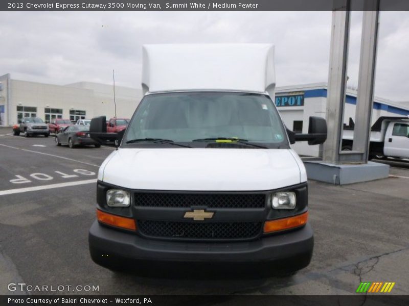 Summit White / Medium Pewter 2013 Chevrolet Express Cutaway 3500 Moving Van