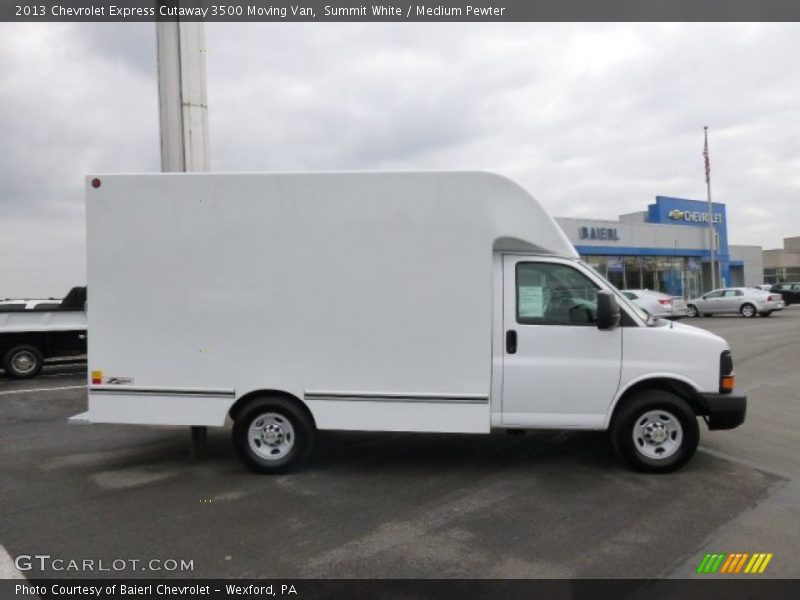 Summit White / Medium Pewter 2013 Chevrolet Express Cutaway 3500 Moving Van
