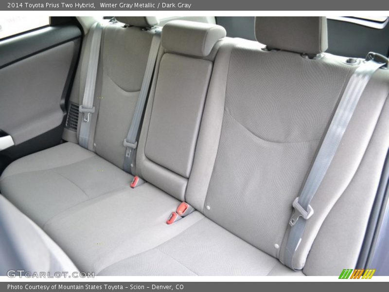 Winter Gray Metallic / Dark Gray 2014 Toyota Prius Two Hybrid