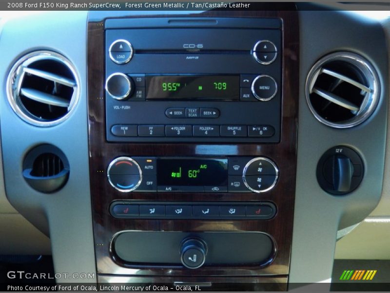 Forest Green Metallic / Tan/Castaño Leather 2008 Ford F150 King Ranch SuperCrew