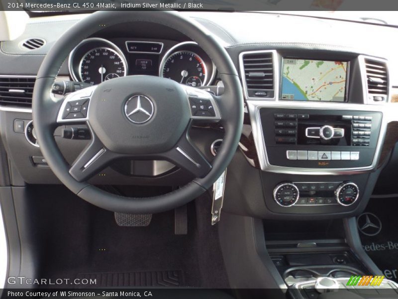 Iridium Silver Metallic / Black 2014 Mercedes-Benz GL 450 4Matic
