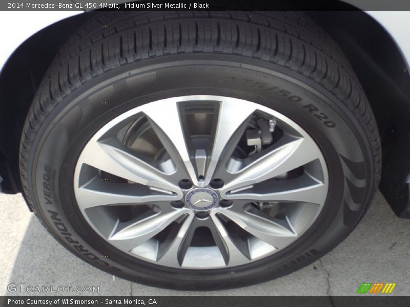 Iridium Silver Metallic / Black 2014 Mercedes-Benz GL 450 4Matic