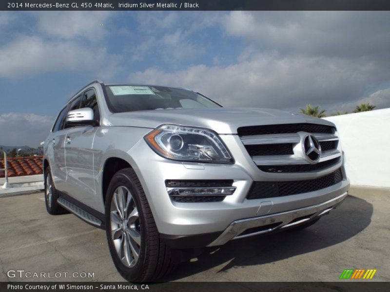 Iridium Silver Metallic / Black 2014 Mercedes-Benz GL 450 4Matic