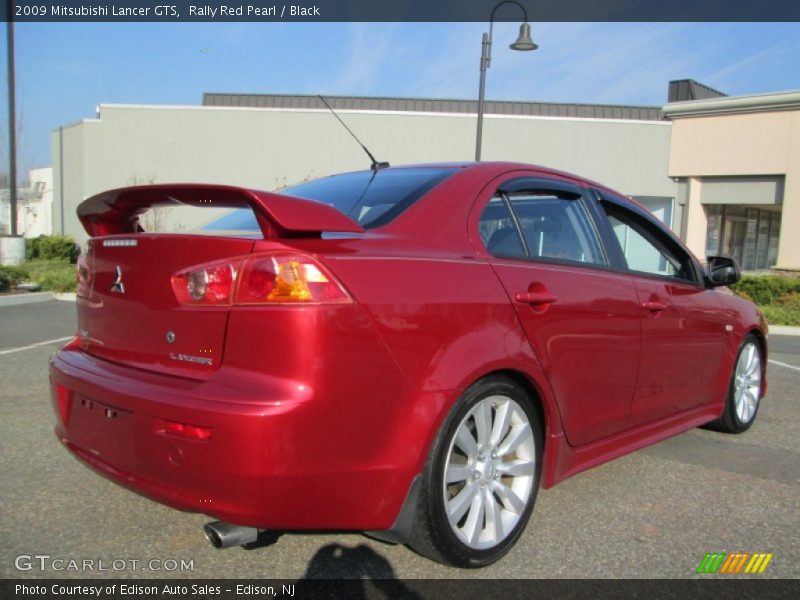 Rally Red Pearl / Black 2009 Mitsubishi Lancer GTS