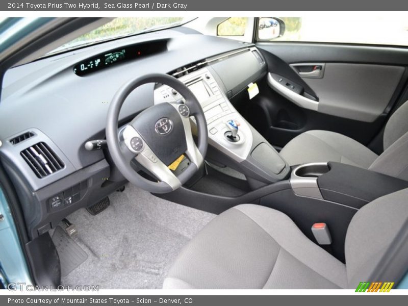  2014 Prius Two Hybrid Dark Gray Interior