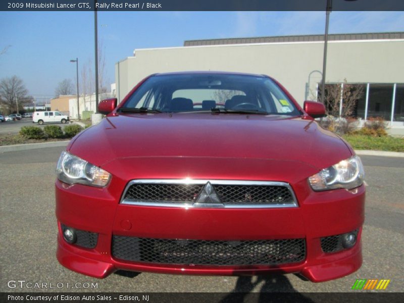 Rally Red Pearl / Black 2009 Mitsubishi Lancer GTS