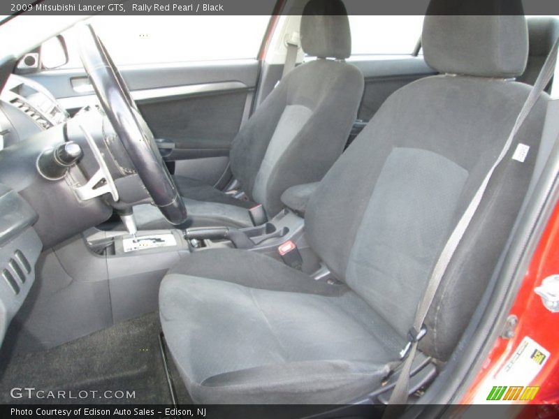 Rally Red Pearl / Black 2009 Mitsubishi Lancer GTS