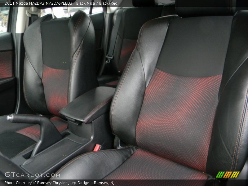 Black Mica / Black/Red 2011 Mazda MAZDA3 MAZDASPEED3