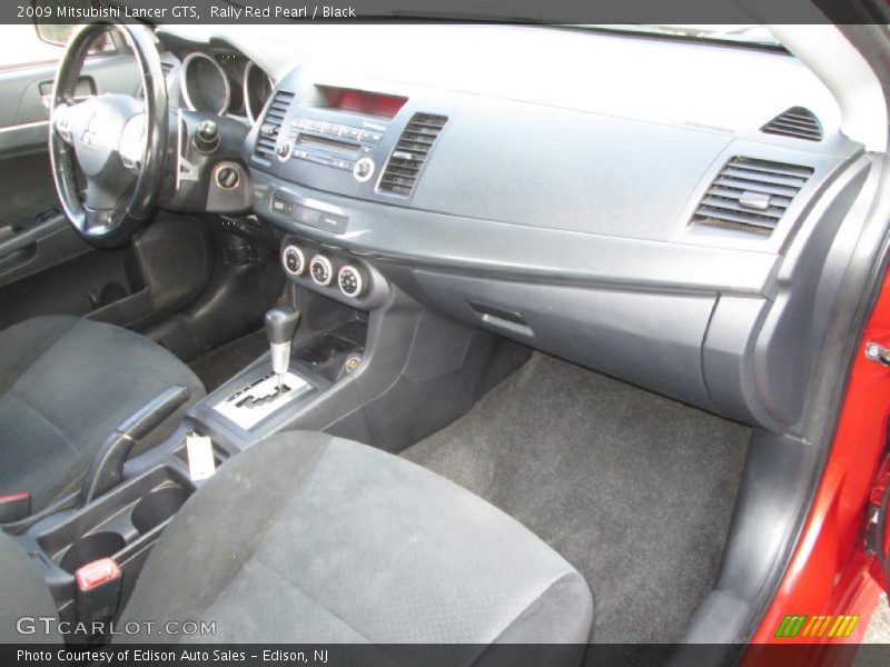 Rally Red Pearl / Black 2009 Mitsubishi Lancer GTS