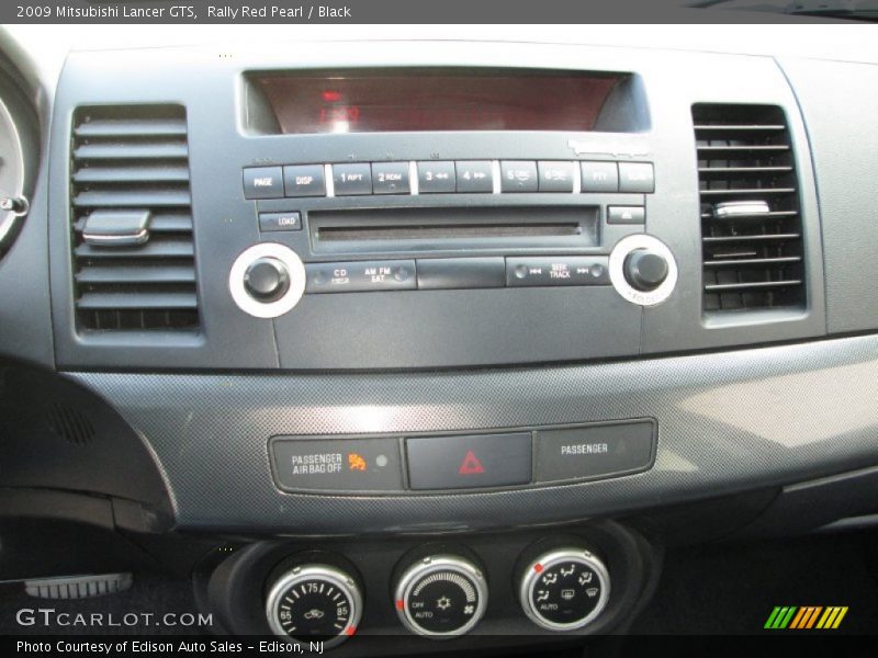 Rally Red Pearl / Black 2009 Mitsubishi Lancer GTS