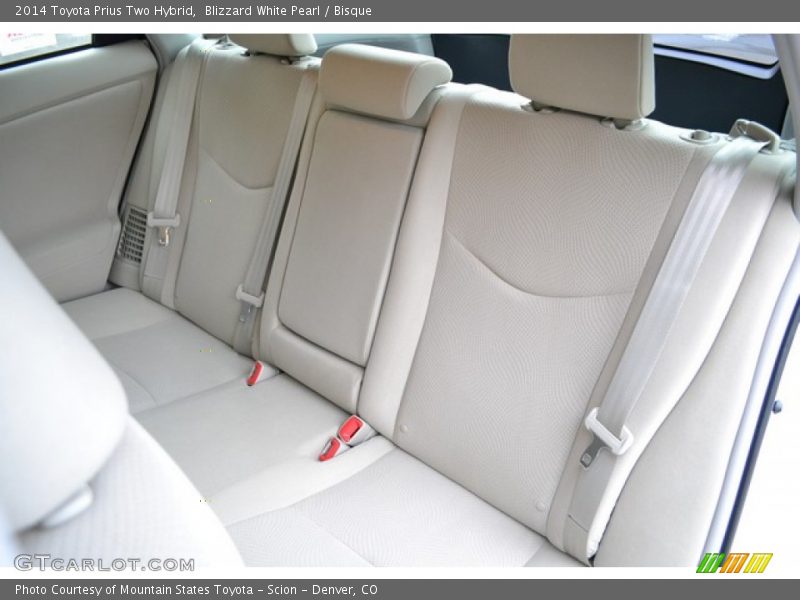 Blizzard White Pearl / Bisque 2014 Toyota Prius Two Hybrid