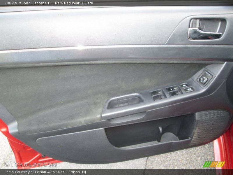 Rally Red Pearl / Black 2009 Mitsubishi Lancer GTS