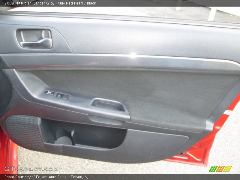 Rally Red Pearl / Black 2009 Mitsubishi Lancer GTS