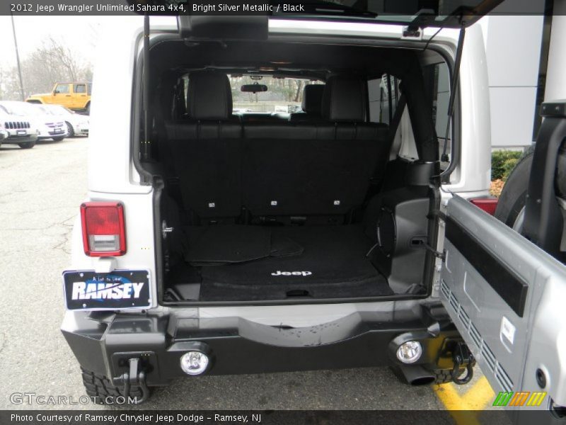 Bright Silver Metallic / Black 2012 Jeep Wrangler Unlimited Sahara 4x4