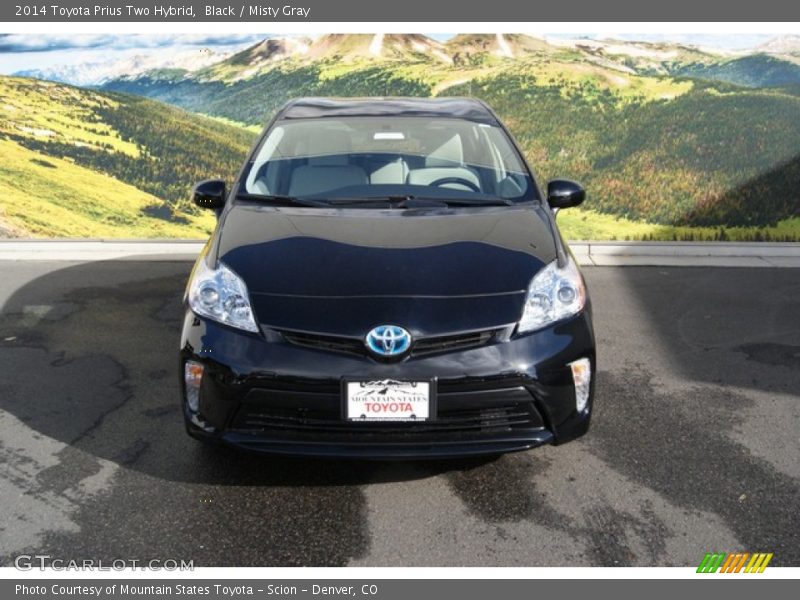 Black / Misty Gray 2014 Toyota Prius Two Hybrid