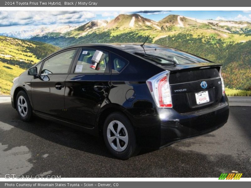 Black / Misty Gray 2014 Toyota Prius Two Hybrid