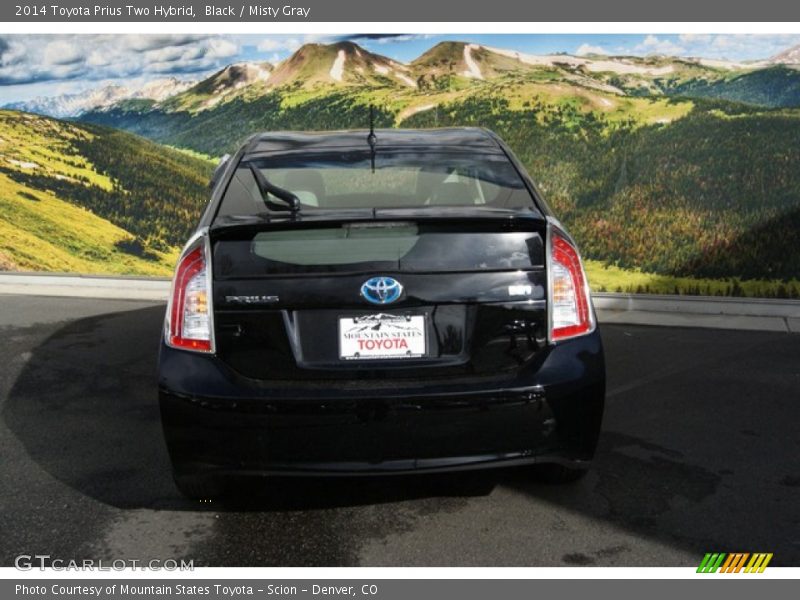 Black / Misty Gray 2014 Toyota Prius Two Hybrid