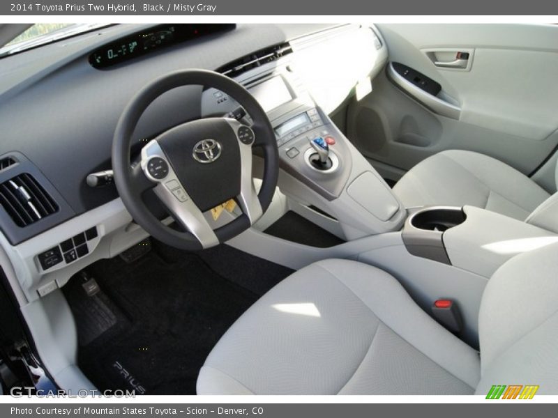 Black / Misty Gray 2014 Toyota Prius Two Hybrid
