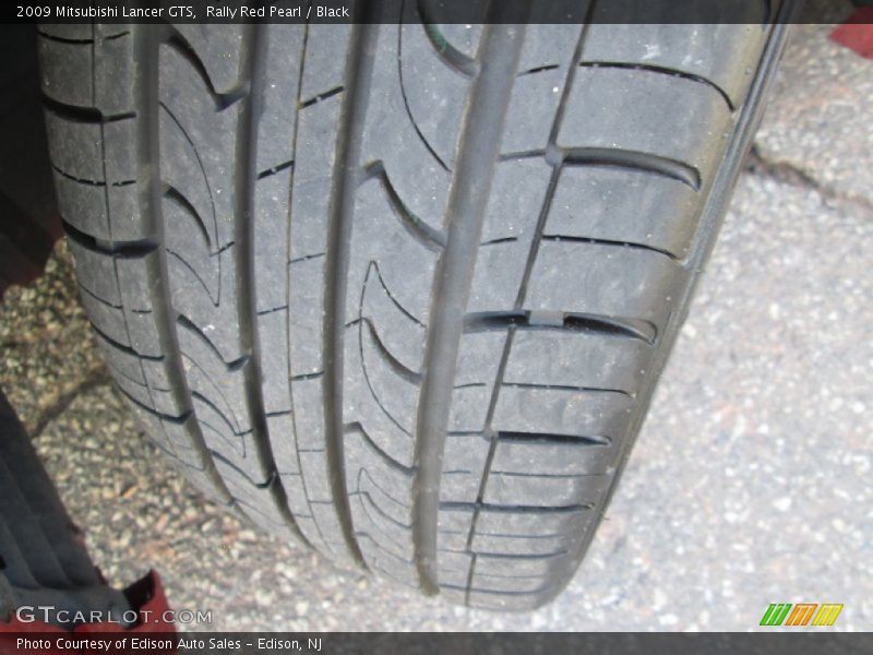 Rally Red Pearl / Black 2009 Mitsubishi Lancer GTS