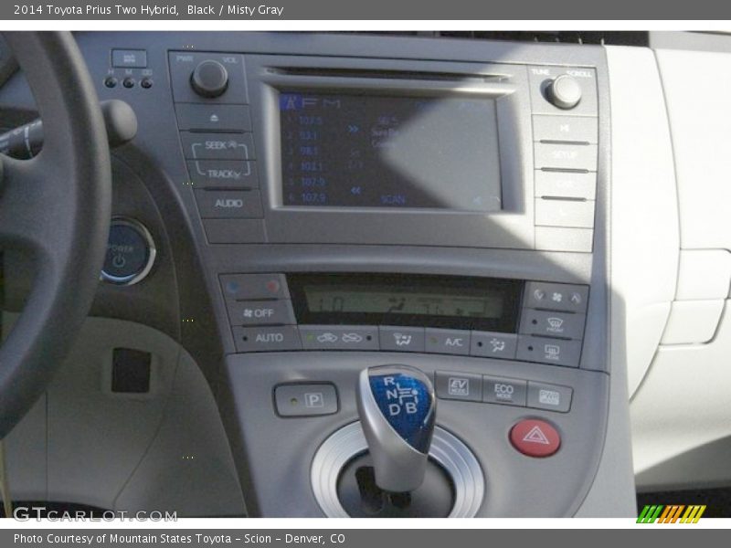 Black / Misty Gray 2014 Toyota Prius Two Hybrid