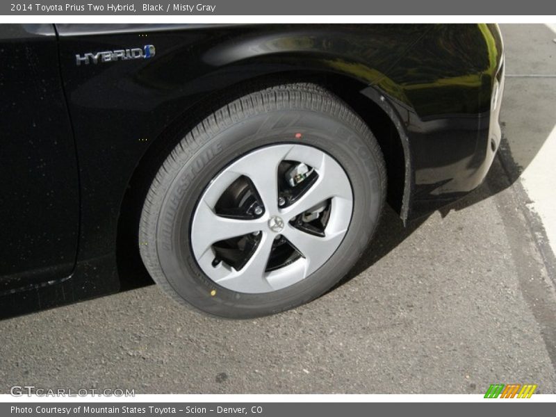 Black / Misty Gray 2014 Toyota Prius Two Hybrid