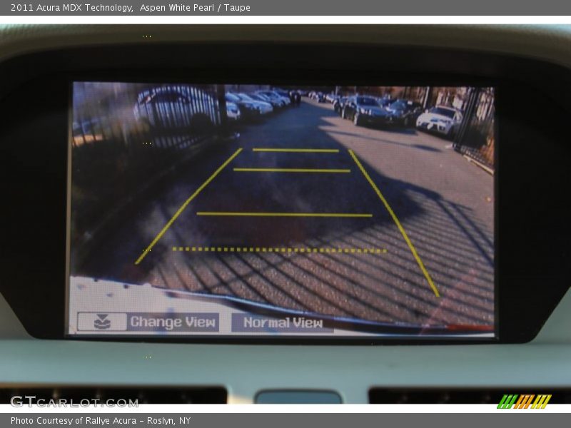 Aspen White Pearl / Taupe 2011 Acura MDX Technology