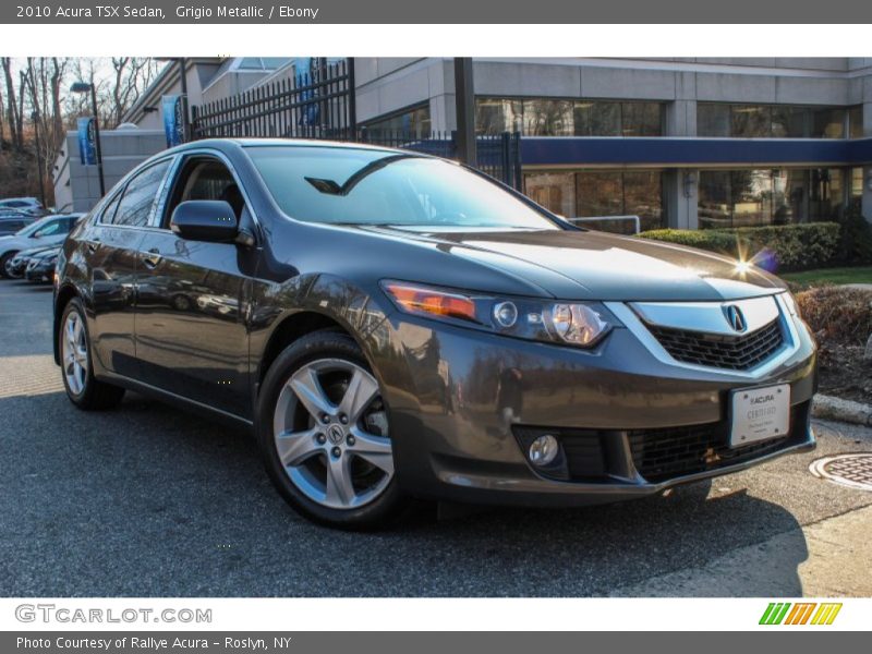 Grigio Metallic / Ebony 2010 Acura TSX Sedan