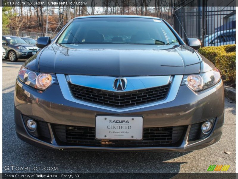 Grigio Metallic / Ebony 2010 Acura TSX Sedan