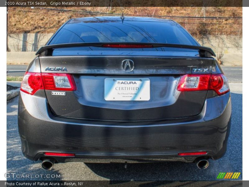 Grigio Metallic / Ebony 2010 Acura TSX Sedan