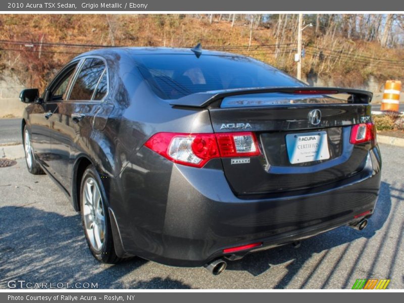 Grigio Metallic / Ebony 2010 Acura TSX Sedan