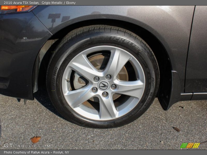 Grigio Metallic / Ebony 2010 Acura TSX Sedan