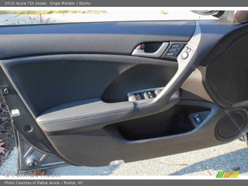 Grigio Metallic / Ebony 2010 Acura TSX Sedan