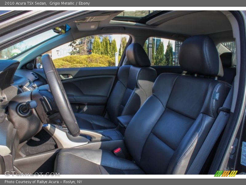 Grigio Metallic / Ebony 2010 Acura TSX Sedan