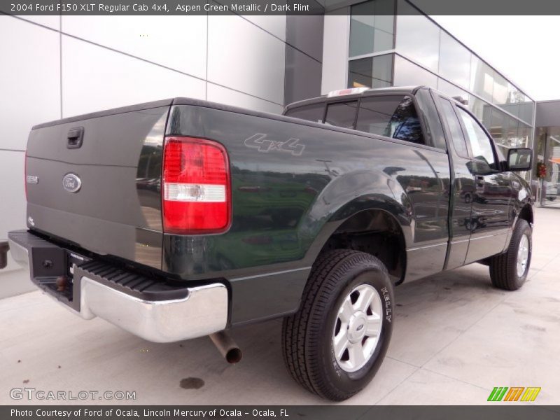 Aspen Green Metallic / Dark Flint 2004 Ford F150 XLT Regular Cab 4x4