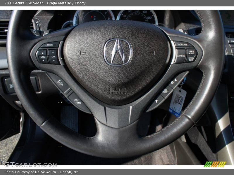 Grigio Metallic / Ebony 2010 Acura TSX Sedan