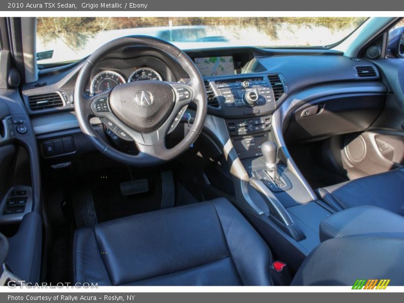 Grigio Metallic / Ebony 2010 Acura TSX Sedan