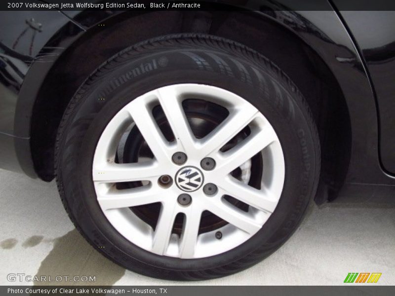Black / Anthracite 2007 Volkswagen Jetta Wolfsburg Edition Sedan