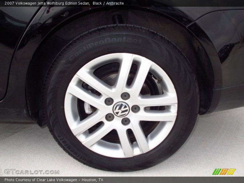 Black / Anthracite 2007 Volkswagen Jetta Wolfsburg Edition Sedan