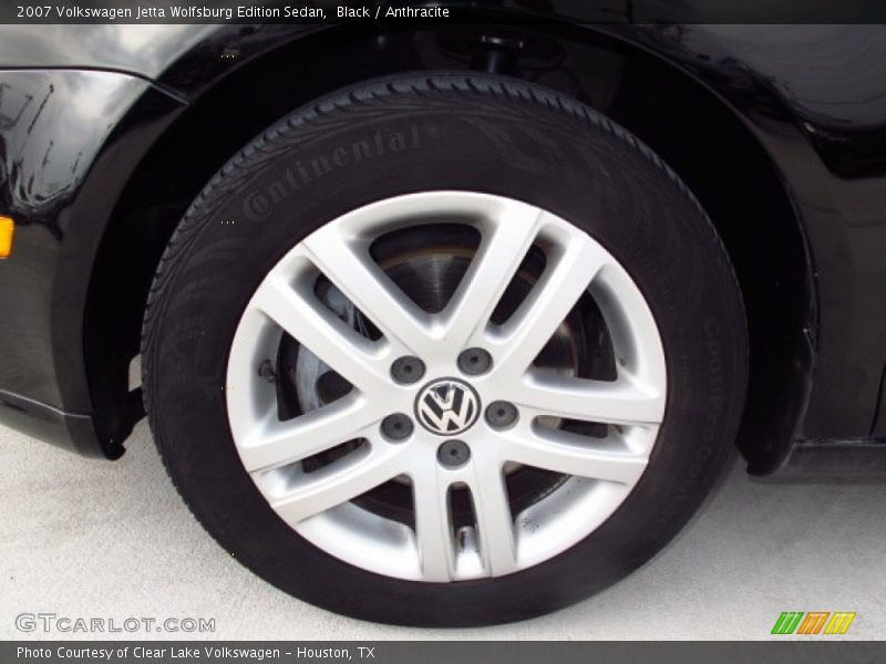 Black / Anthracite 2007 Volkswagen Jetta Wolfsburg Edition Sedan