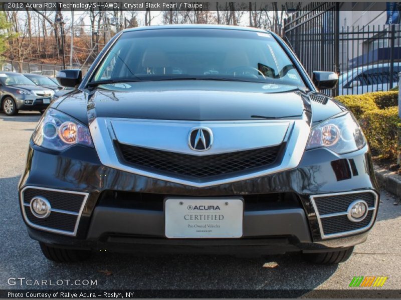 Crystal Black Pearl / Taupe 2012 Acura RDX Technology SH-AWD