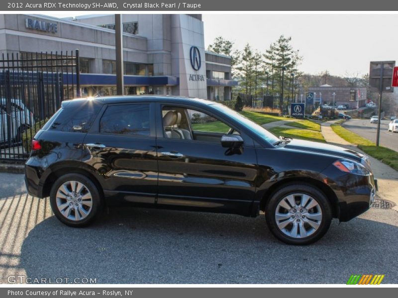 Crystal Black Pearl / Taupe 2012 Acura RDX Technology SH-AWD