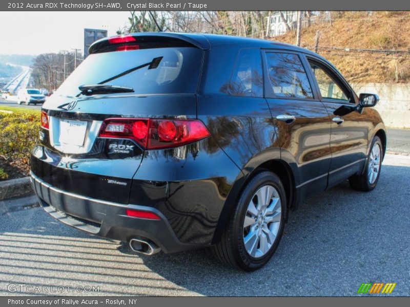 Crystal Black Pearl / Taupe 2012 Acura RDX Technology SH-AWD