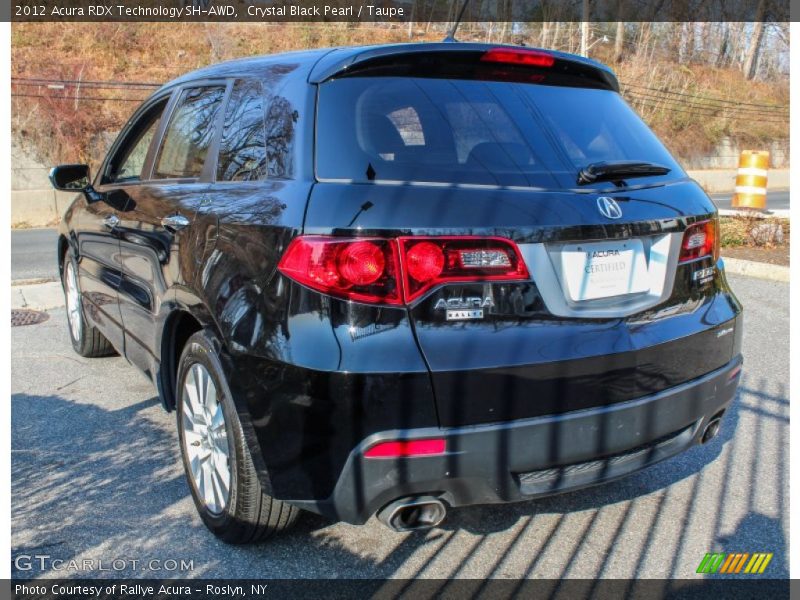 Crystal Black Pearl / Taupe 2012 Acura RDX Technology SH-AWD
