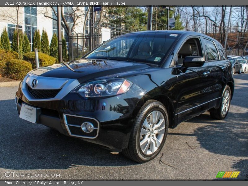 Crystal Black Pearl / Taupe 2012 Acura RDX Technology SH-AWD