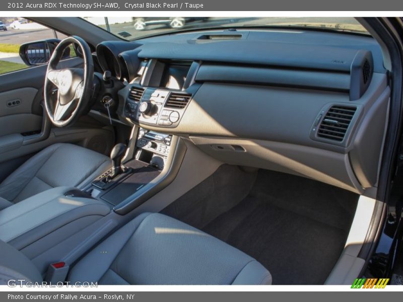 Crystal Black Pearl / Taupe 2012 Acura RDX Technology SH-AWD